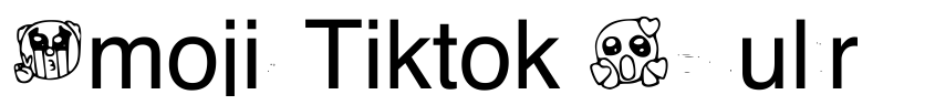 Preview Emojis Tiktok Regular