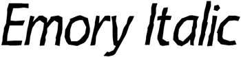 Preview Emory Italic