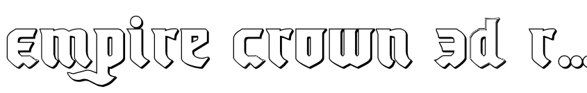 Preview Empire Crown 3D Regular