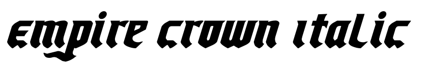 Preview Empire Crown Italic