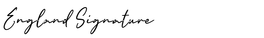 Preview England Signature