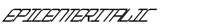 Preview EpicenterItalic