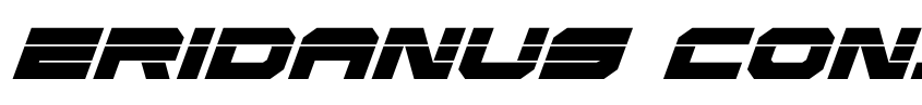 Preview Eridanus Condensed Laser Italic