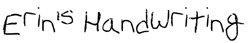 Preview Erin's Handwriting