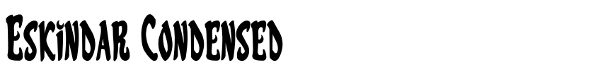 Preview Eskindar Condensed