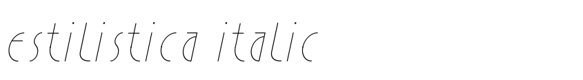 Preview Estilistica Italic