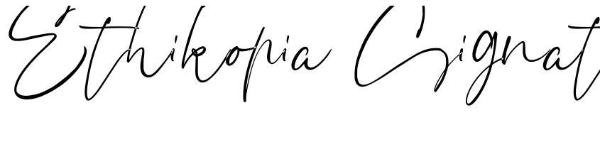 Preview Ethikopia Signature
