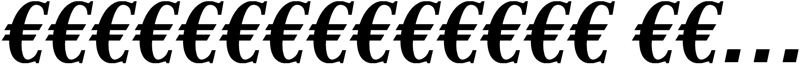 Preview EuroSerif-Bold Italic