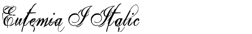 Preview Eutemia I Italic