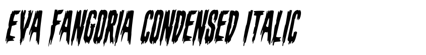 Preview Eva Fangoria Condensed Italic