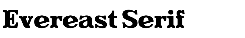 Preview Evereast Serif