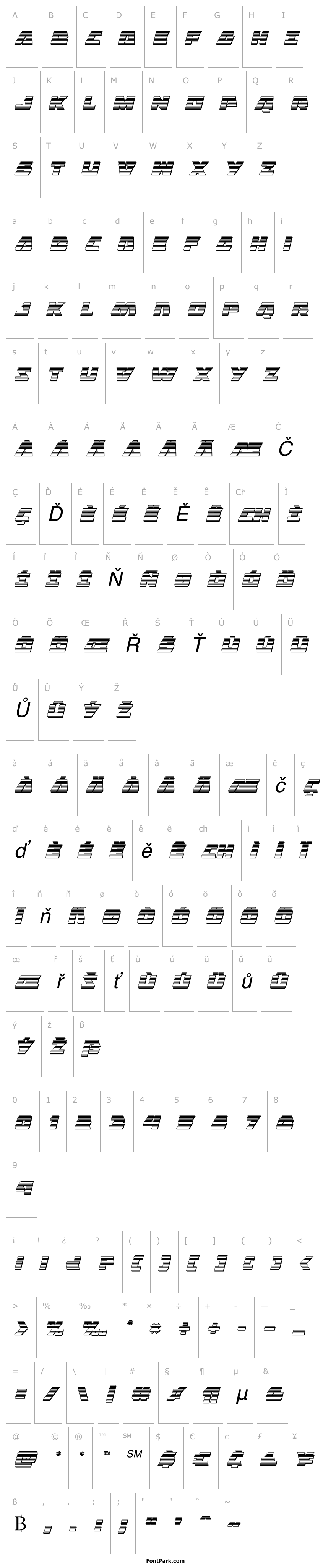 Přehled Eagle Strike Chrome Italic