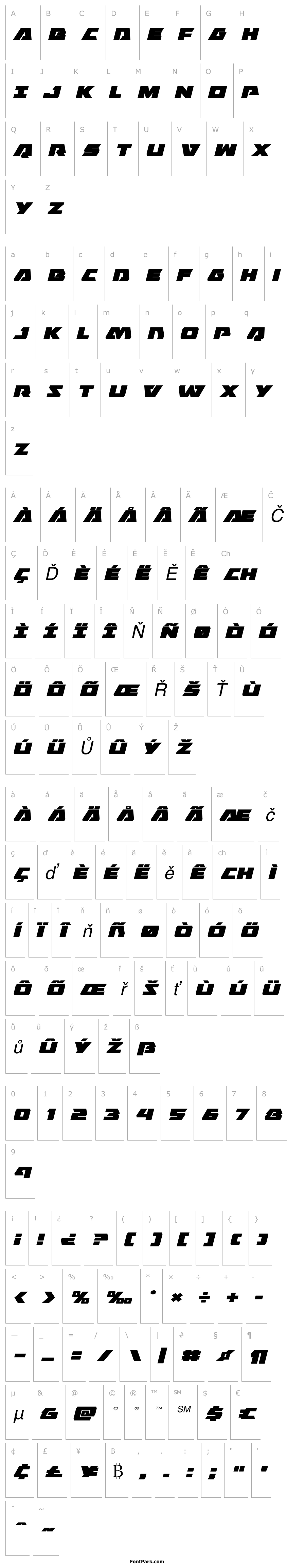 Overview Eagle Strike Expanded Italic