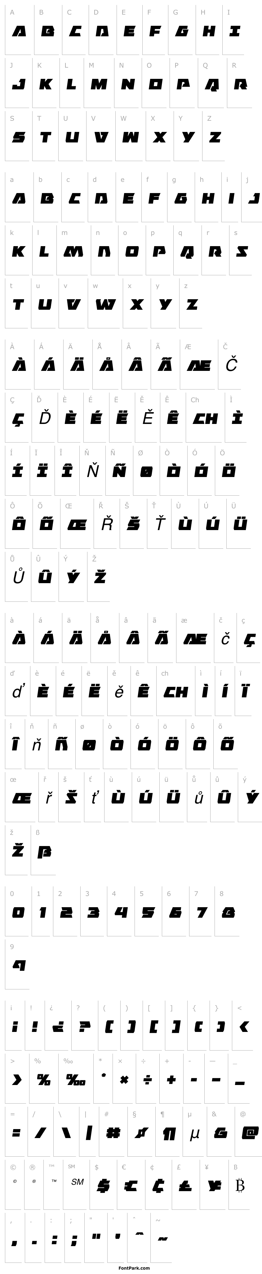 Overview Eagle Strike Semi-Italic