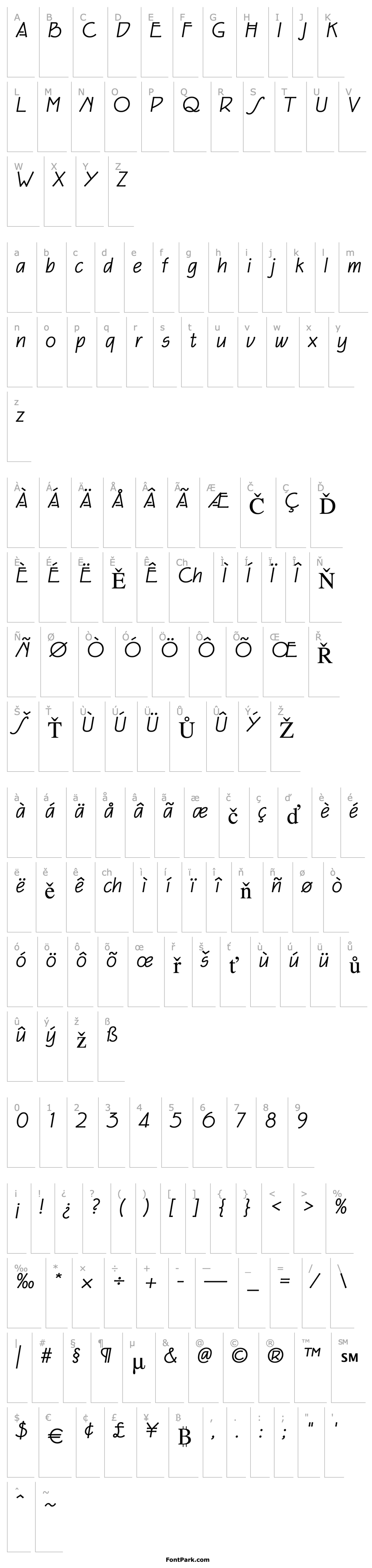 Overview Eaglefeather-Italic