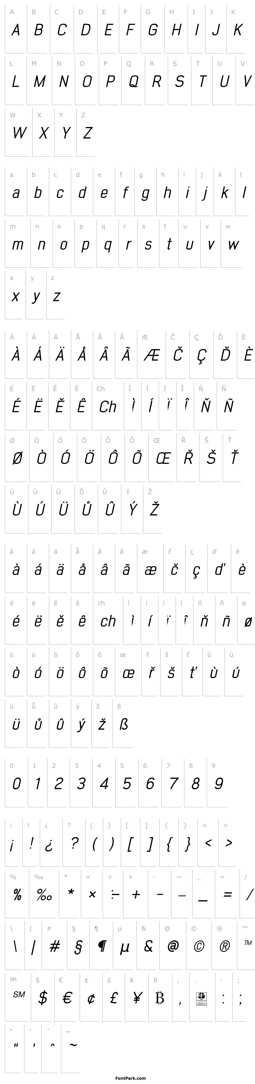 Přehled Early Times Demo Italic