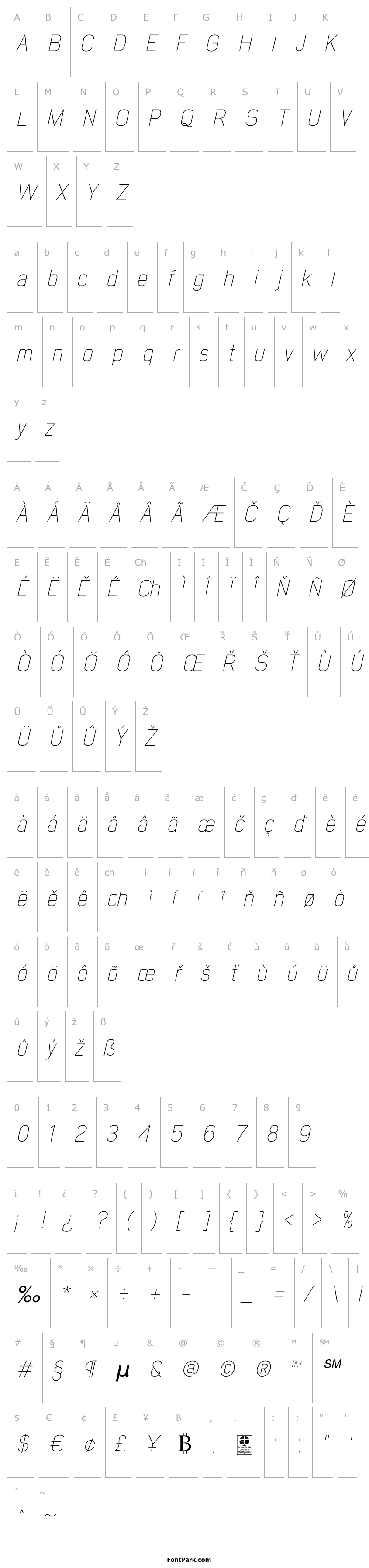 Overview Early Times Thin Demo Italic