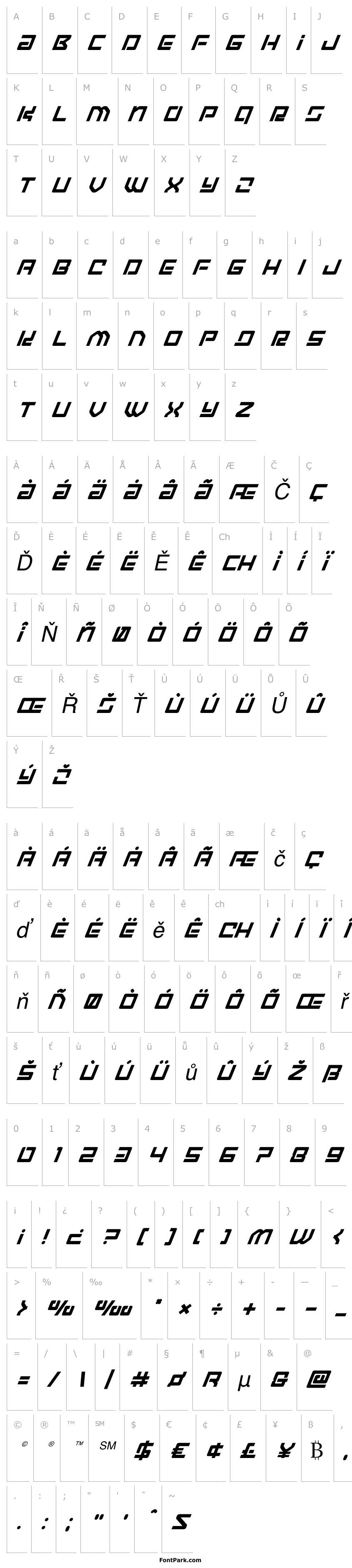 Overview Early Warning Super-Italic