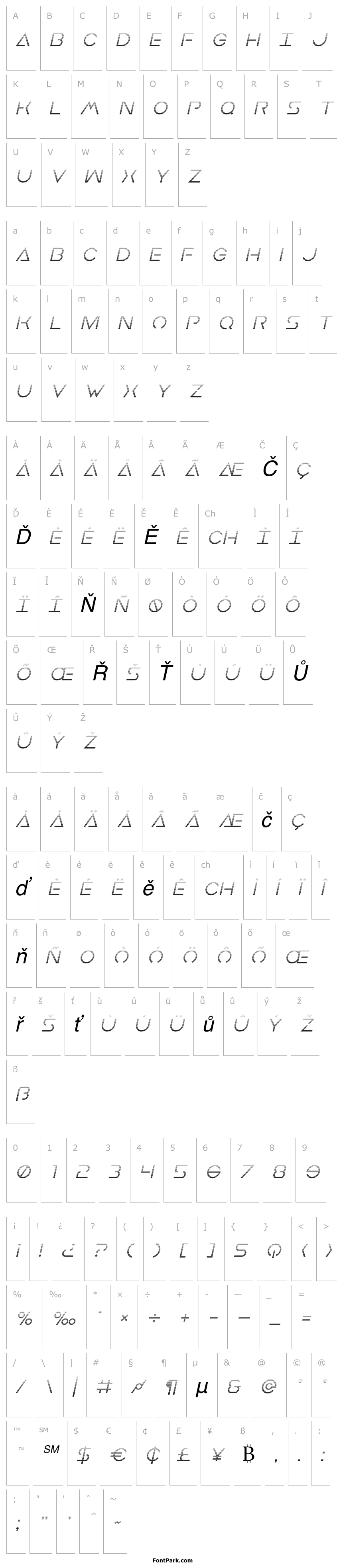 Overview Earth Orbiter Gradient Italic