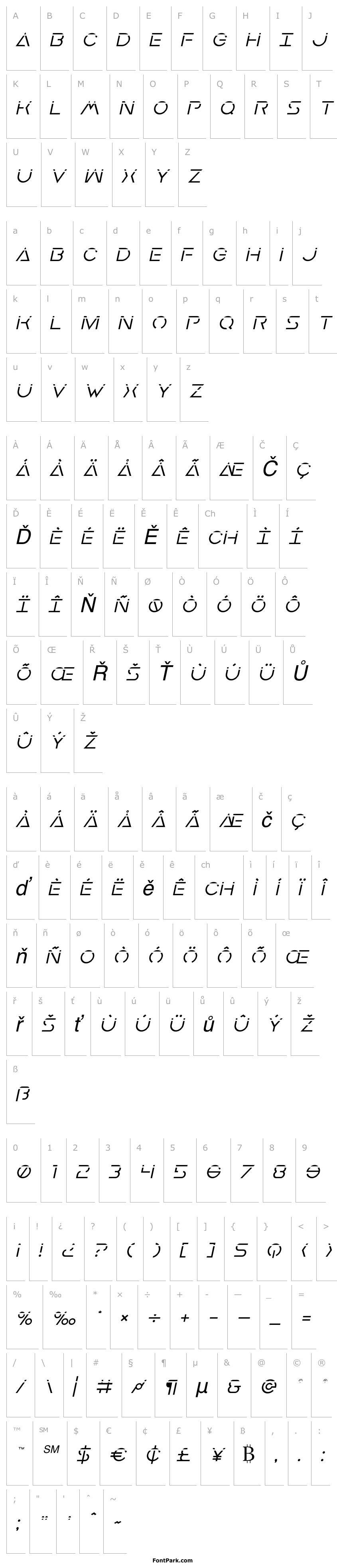 Overview Earth Orbiter Laser Italic