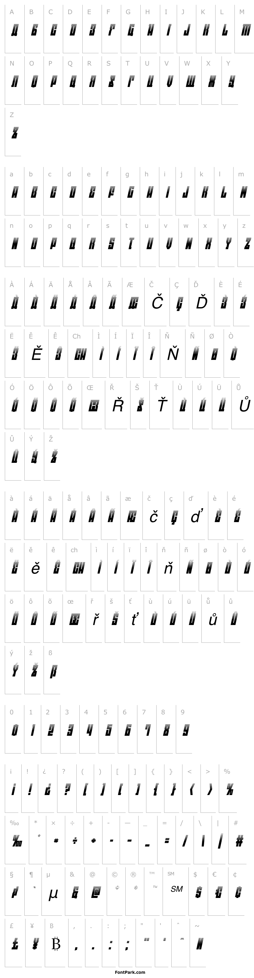 Overview EAST-west Halftone Italic