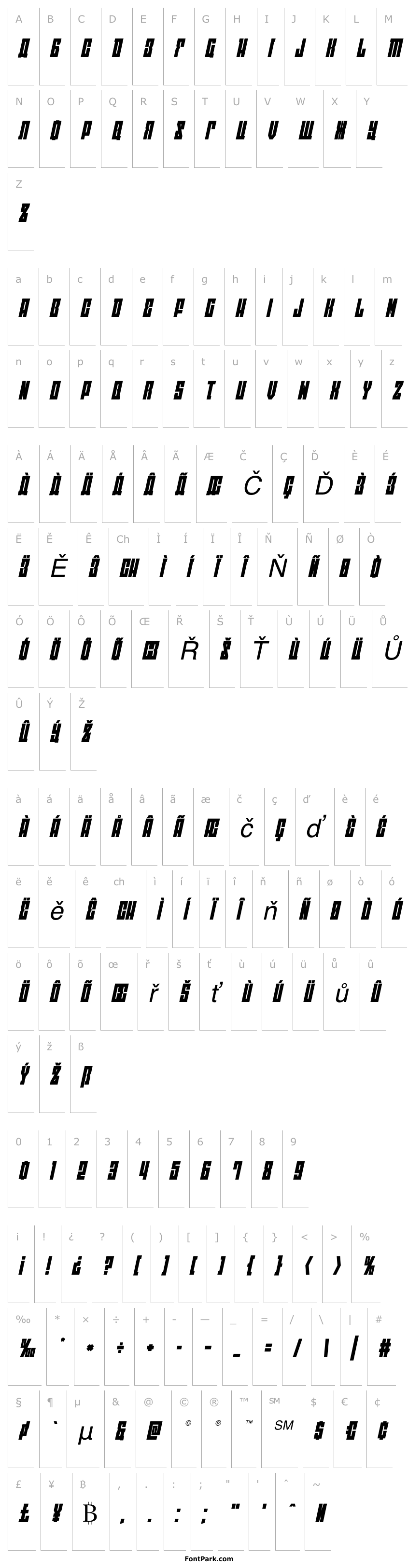 Overview EAST-west Italic