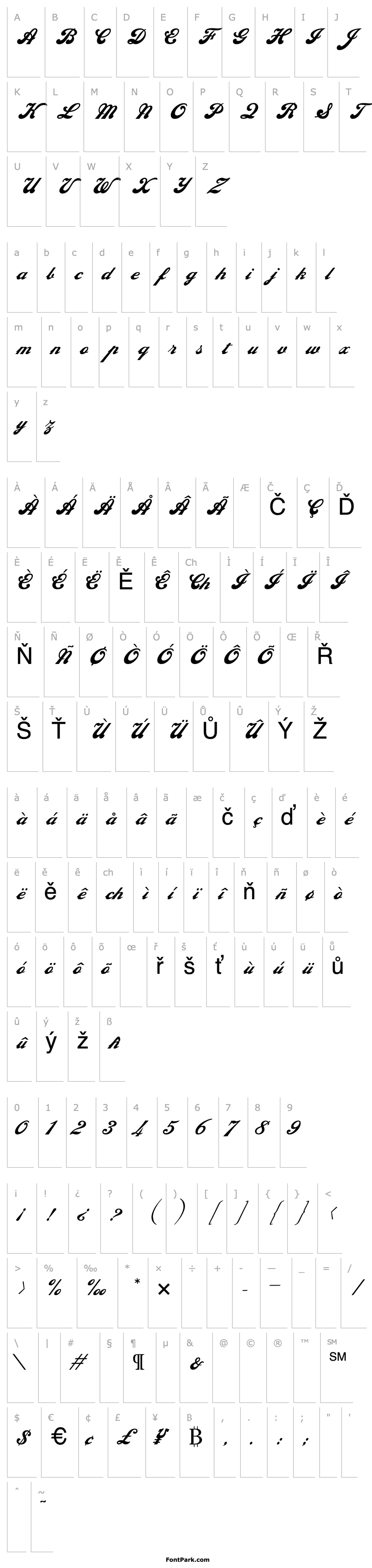 Přehled Ebor Script