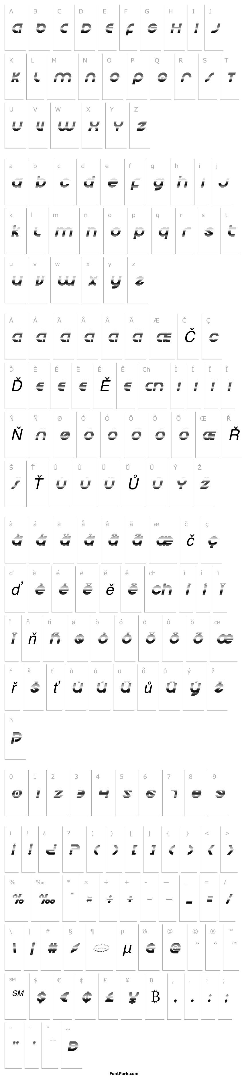 Přehled Echo Station Gradient Italic