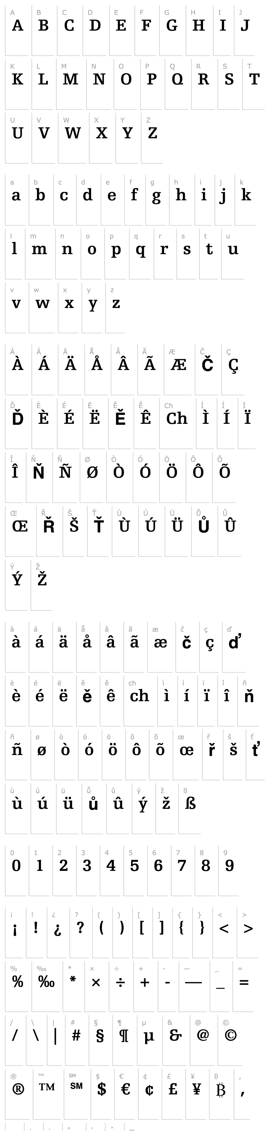 Přehled Egyptienne F LT 65 Bold