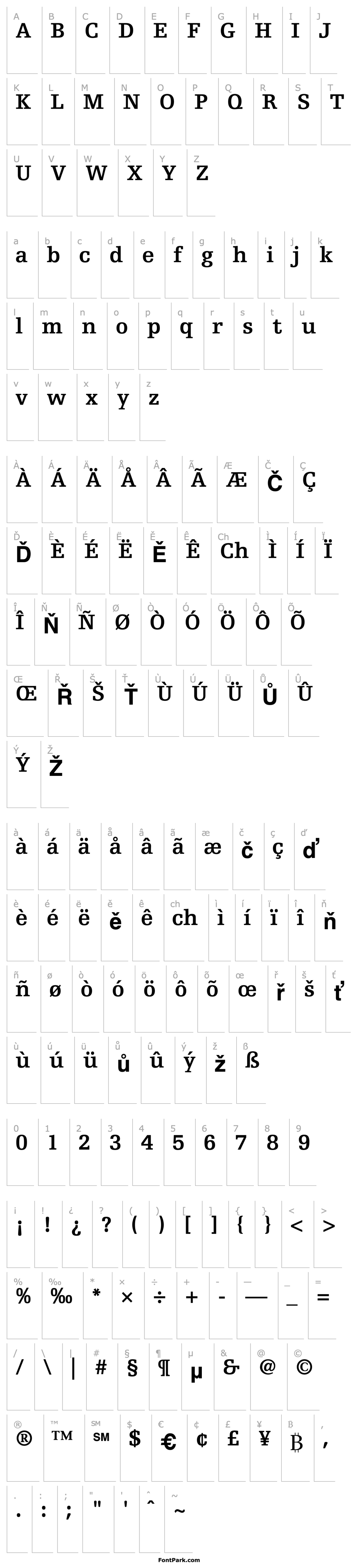 Přehled EgyptienneF65-Bold