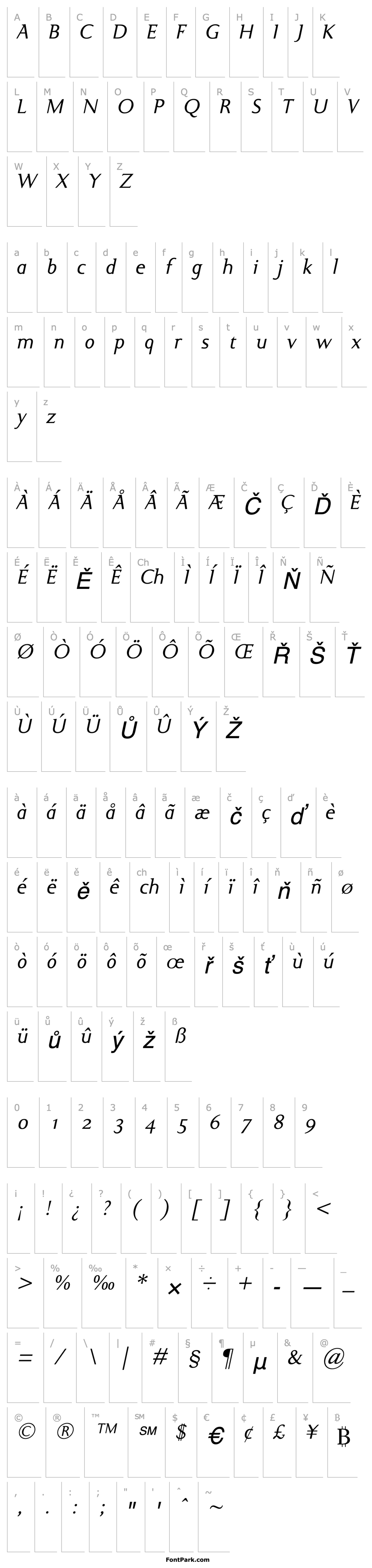 Overview Ela Demiserif Regular Italic PDF