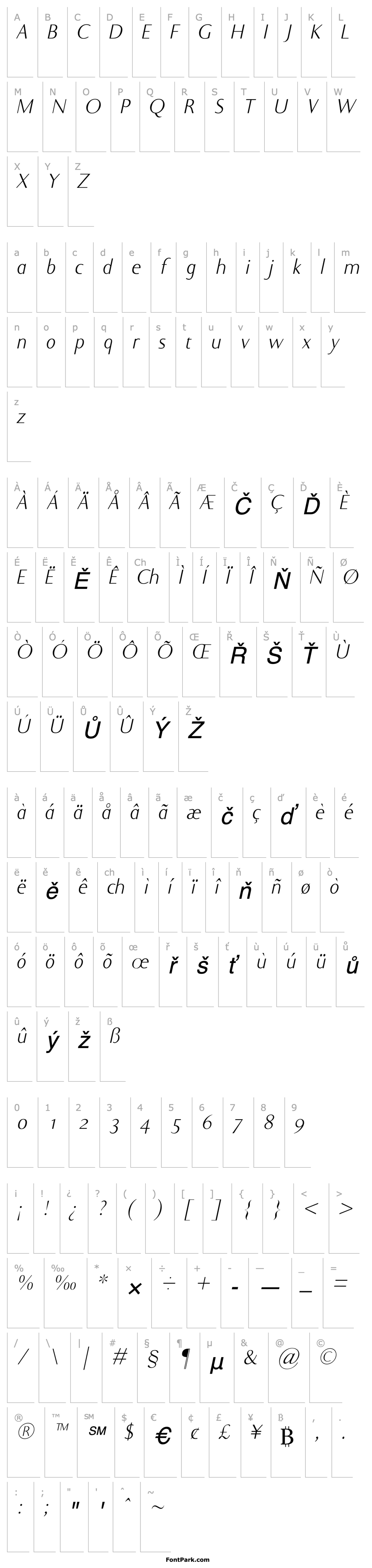 Overview Ela Sans XLight Italic PDF