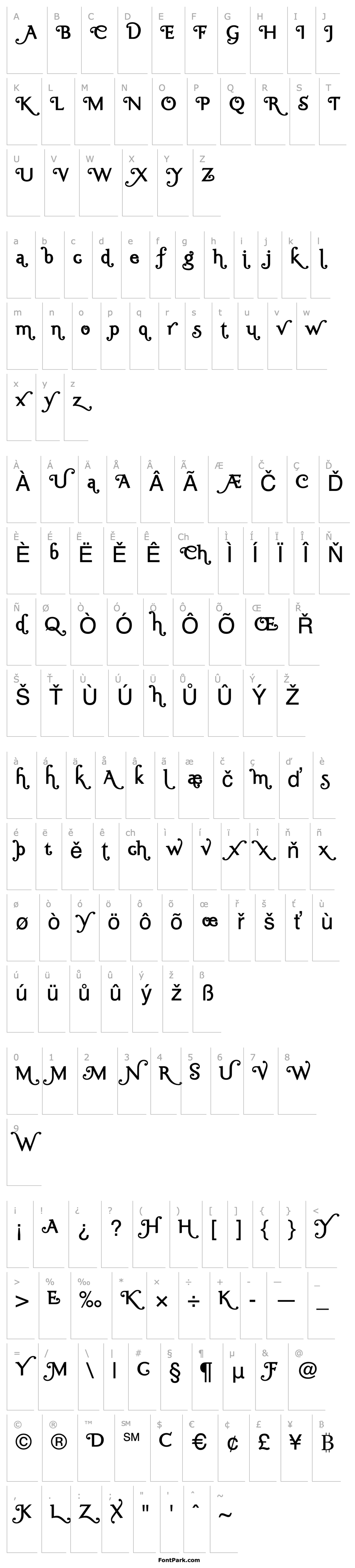 Overview Ela Swashes SemiBold PDF