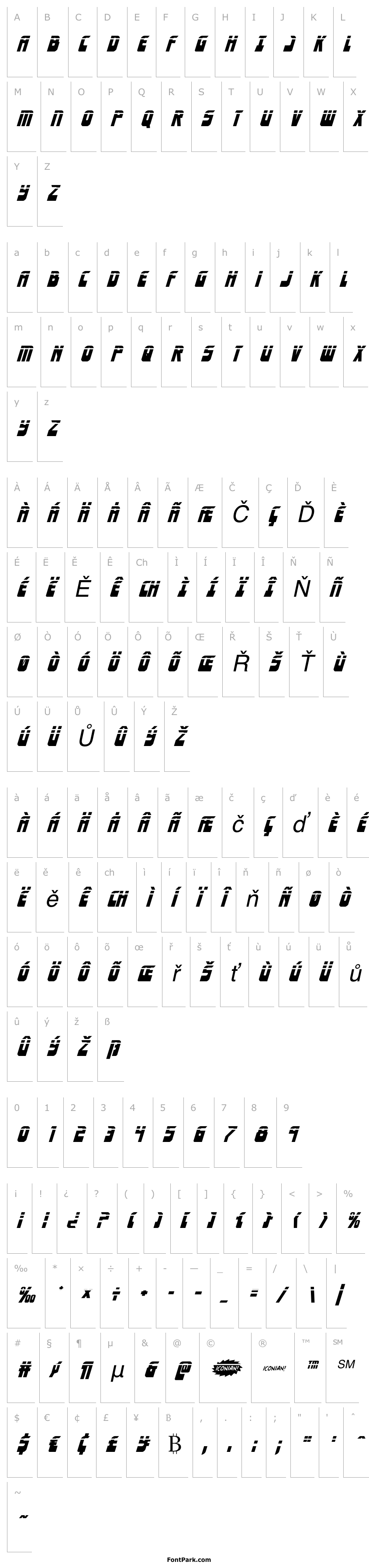 Přehled Eldebaran Laser Italic