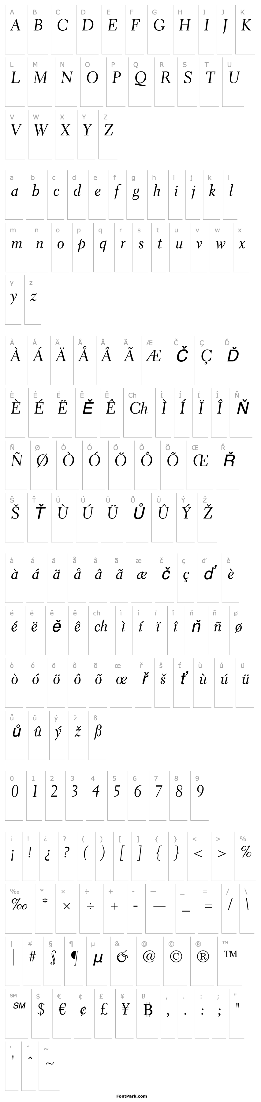 Overview Electra LT Cursive Display