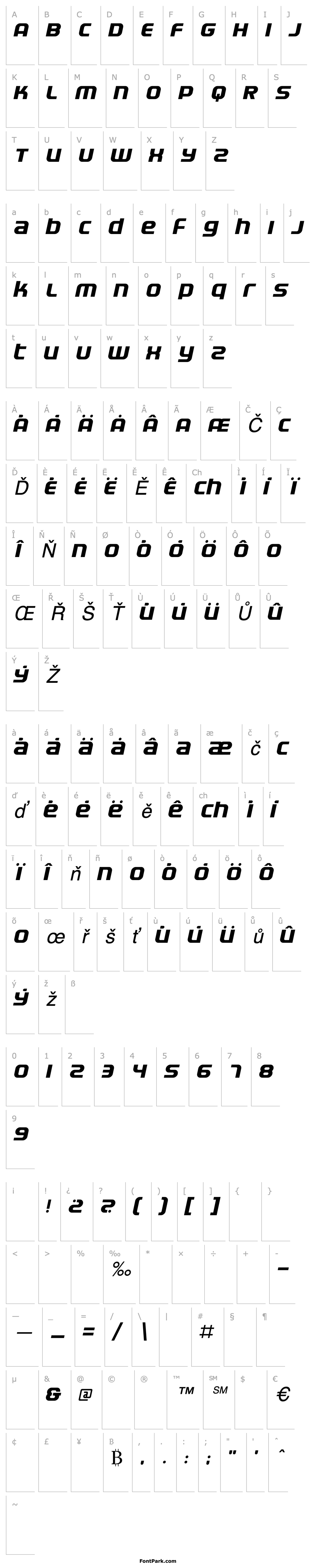 Overview Electrofied Italic