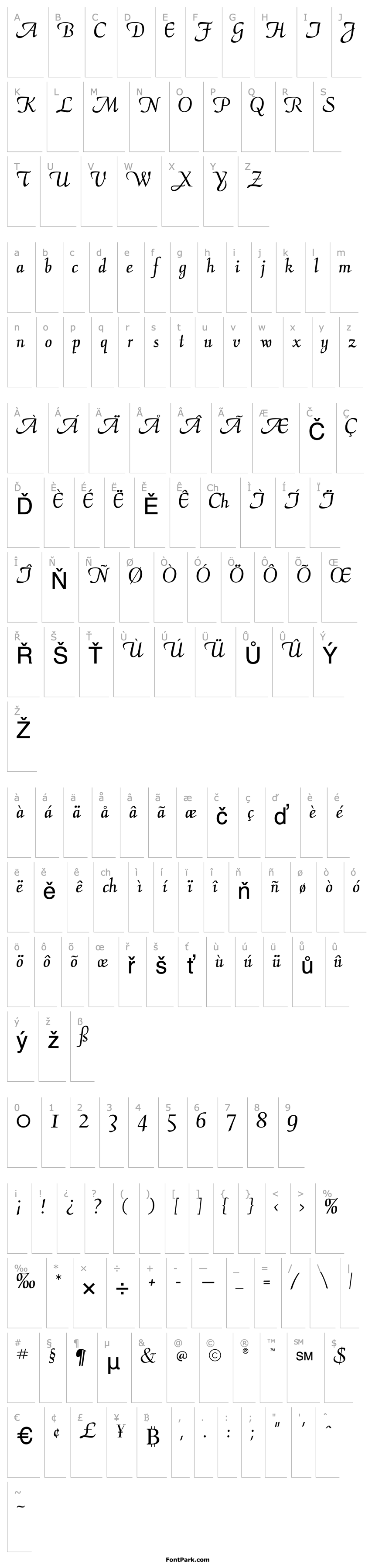 Overview Elegans Script SSi