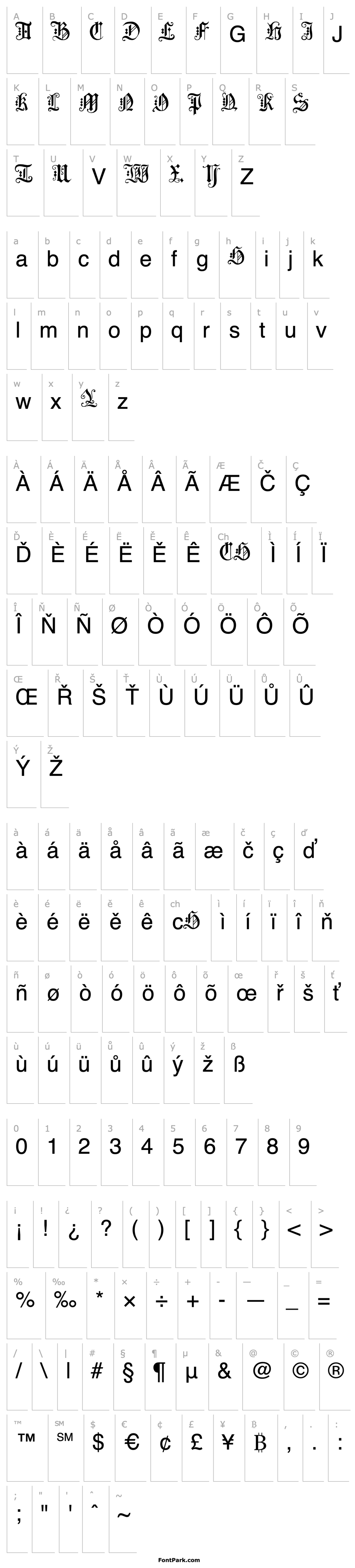 Overview Elegant Capitals II