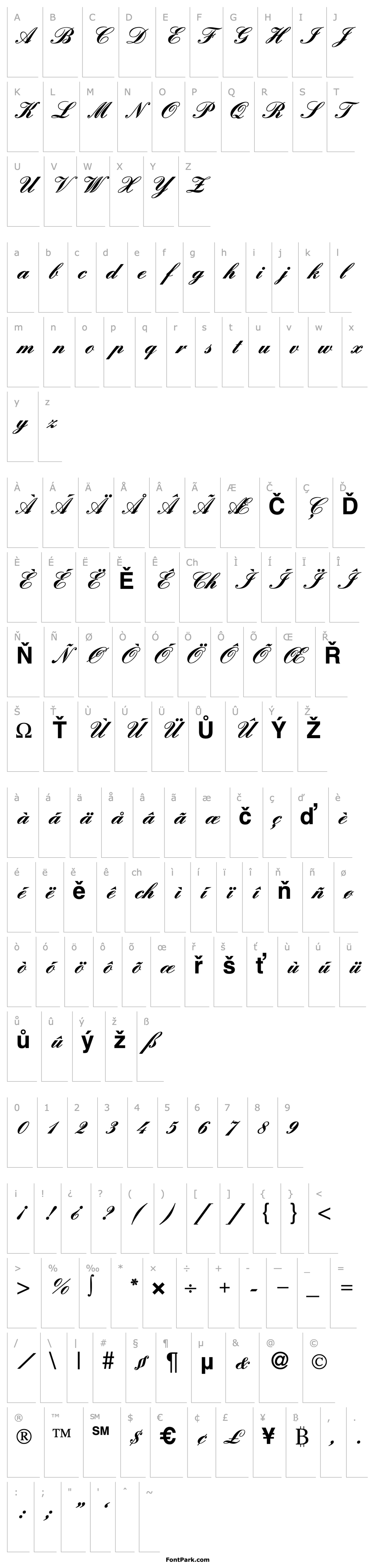 Overview ElegantHandOneHeavy-Regular