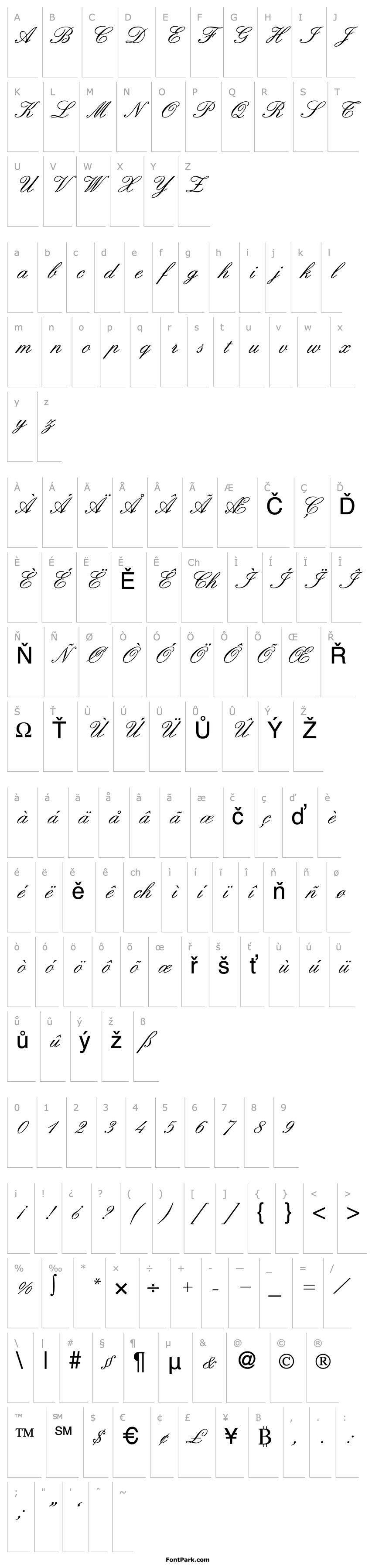 Overview ElegantHandTwo-Regular