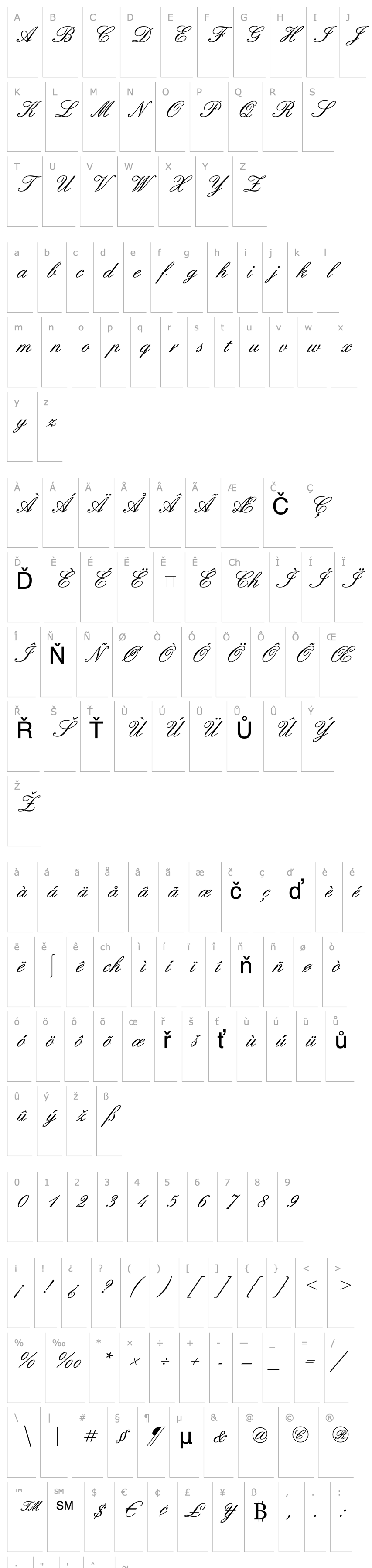 Přehled ElegantScript