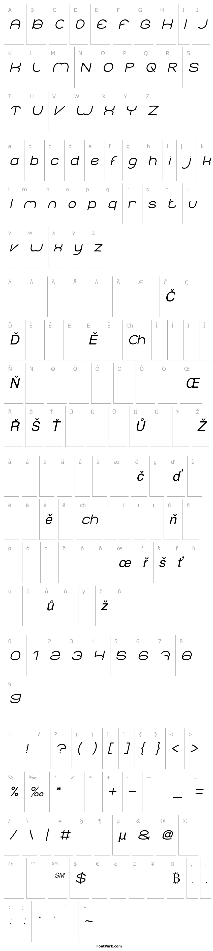 Overview Elementary Italic