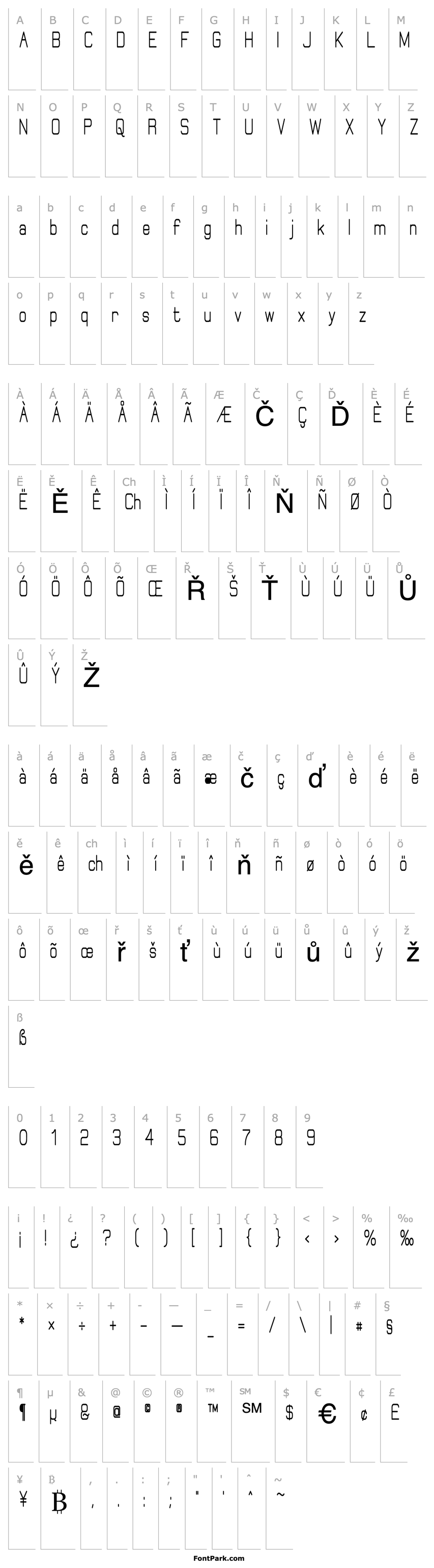 Overview Elgethy Bold Condensed