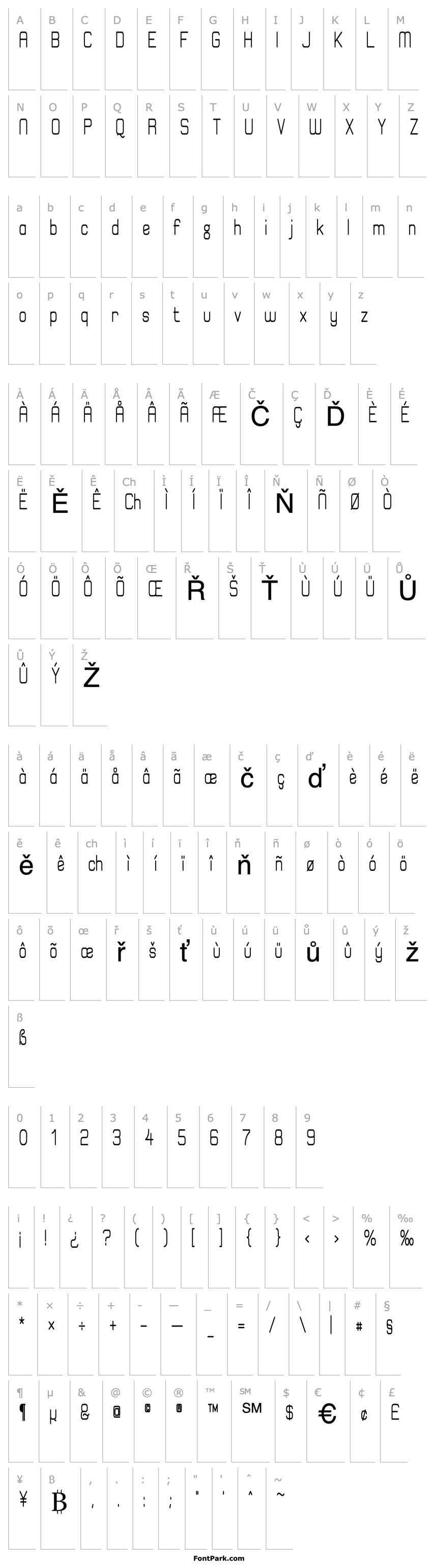 Overview Elgethy Est Bold Condensed