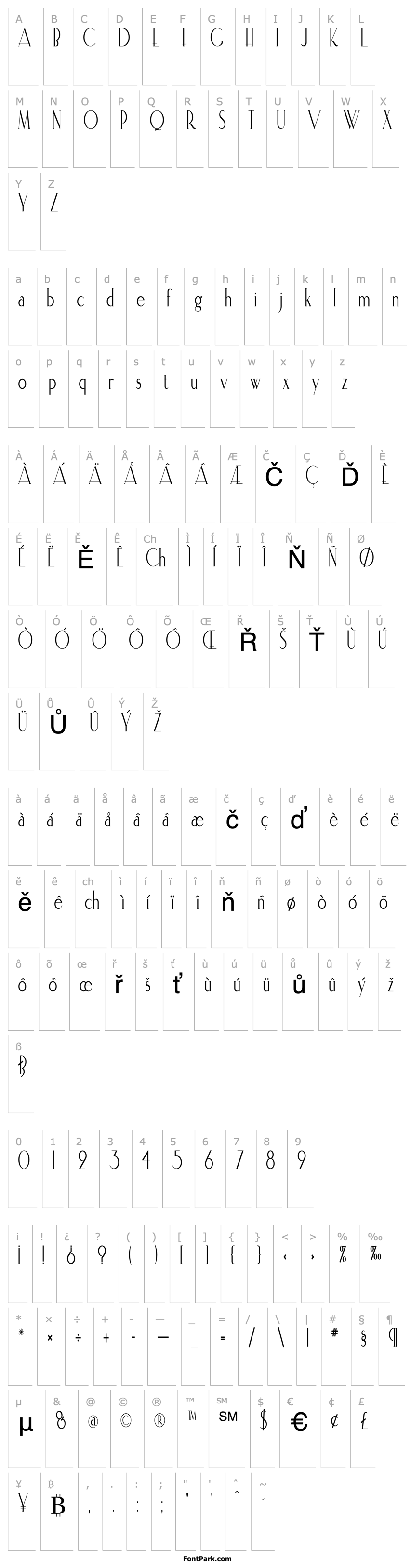 Overview ElisiaCondensed Regular