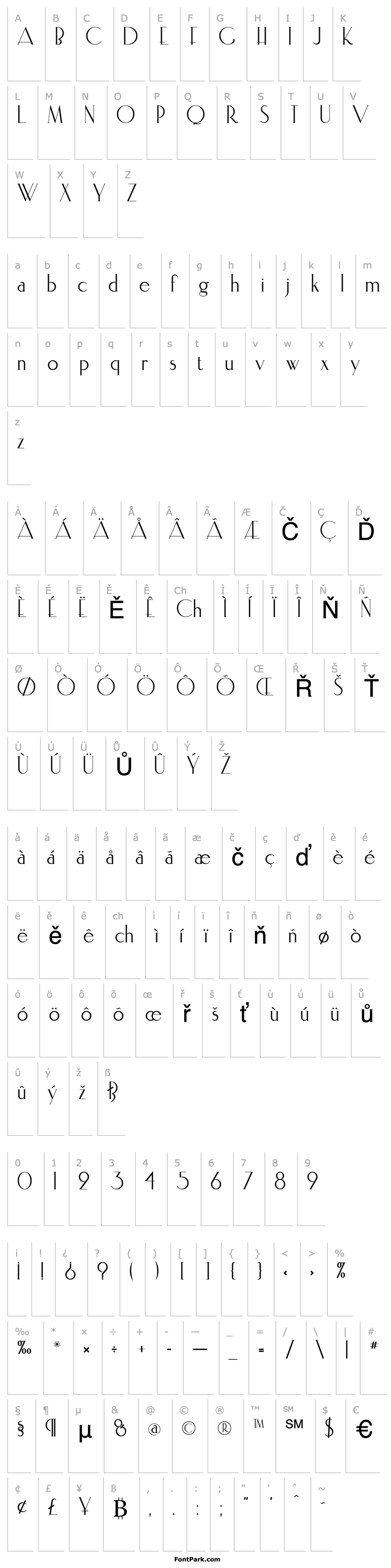 Overview ElisiaInline Regular