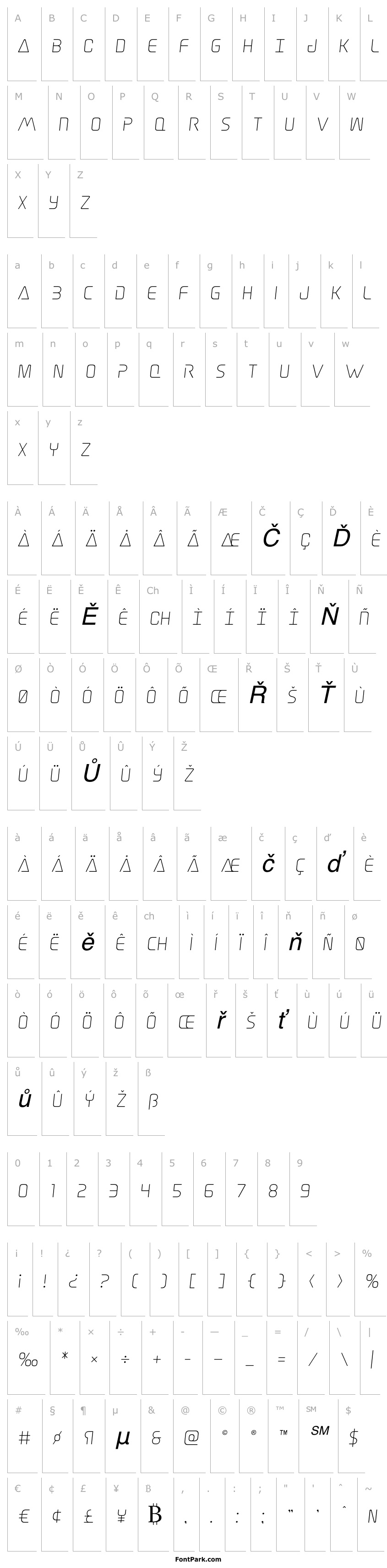 Overview Elite Danger Semi-Italic