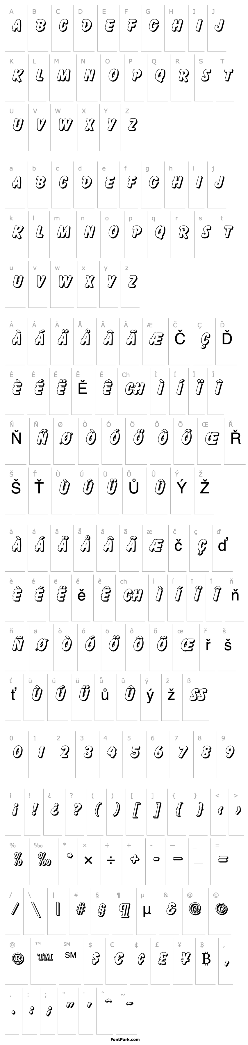 Přehled ElizabethBeckerShadow-ExtraBold