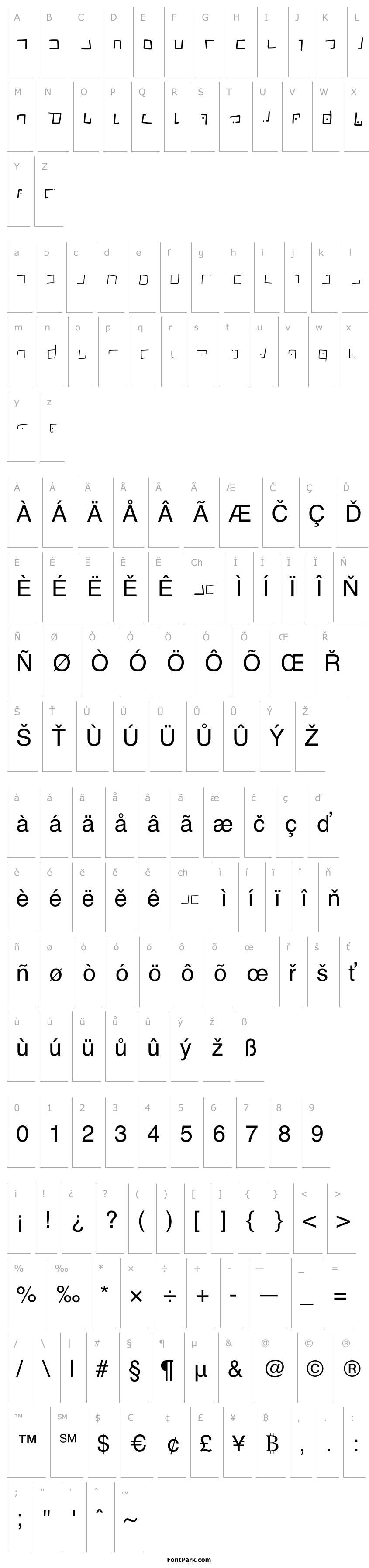 Overview Ellian Font Regular