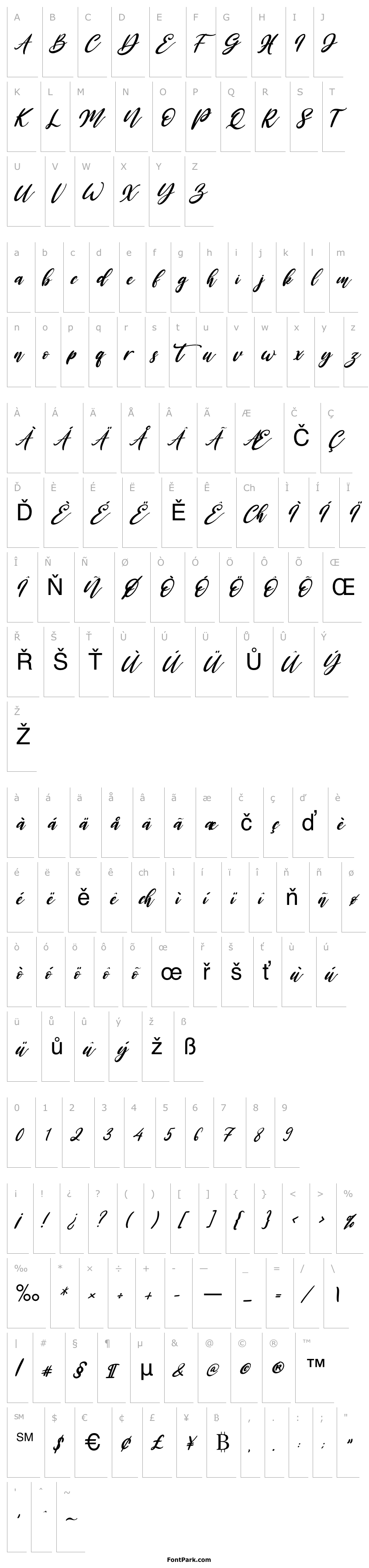 Overview Ellternity Italic